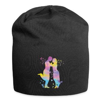 Argentine Tango Dancing Milonga Vals - Jersey Beanie - black - Front