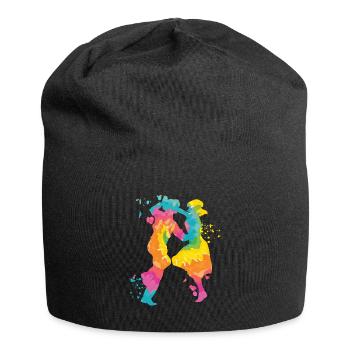 Danse Swing 60s Boogie Woogie - Bonnet en jersey - noir - Devant