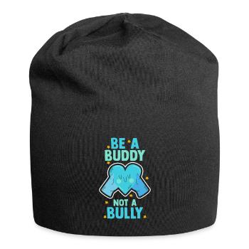 Sei ein Kumpel, kein Mobber Anti-Mobbing - Jersey-Beanie - Schwarz - Vorne