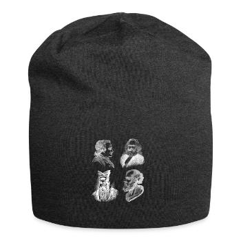 Philosophical Debate Feeling Philoslothical - Jersey Beanie - charcoal grey - Front