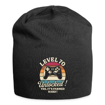 Player Level 70 Anniversary Gamer 70 Years - Jersey Beanie - black - Front
