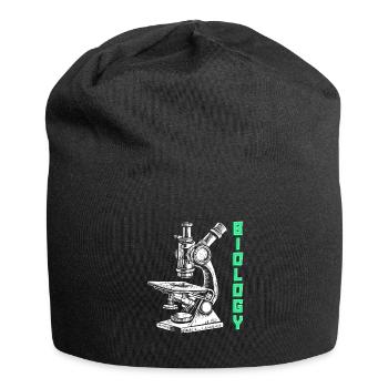 Biologie Biologiste Microscope Biologie - Bonnet en jersey - noir - Devant