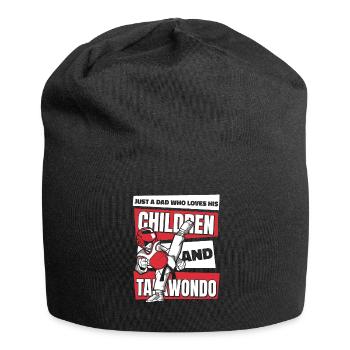 Taekwondo Père Taekwondo - Bonnet en jersey - noir - Devant