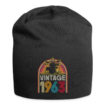 Vintage 1963 Musicien Batteur 60 Ans Anniversaire - Bonnet en jersey - noir - Devant