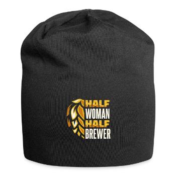 Craft Beer Beer Lady - Jersey Beanie - black - Front