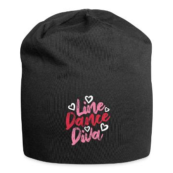 Linedance Diva - Linedancing Countrymusic - Jersey-Beanie - Schwarz - Vorne