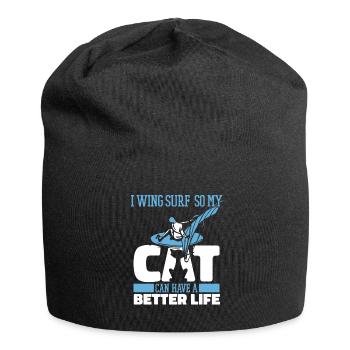 Wing Surf Wing Foil Cat - Bonnet en jersey - noir - Devant