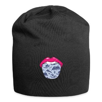 Rafting Tongue - Jersey Beanie - black - Front