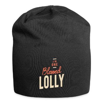 Lolly - Design for Moms and Grandmas - Jersey Beanie - black - Front