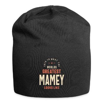 World's Greatest Mamey - Design for Moms Grandma - Jersey Beanie - black - Front