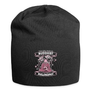 Buddha Buddhist Funny - Jersey Beanie - black - Front