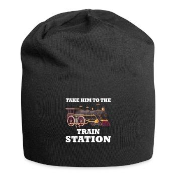 Station Lovers - Jersey Beanie - black - Front