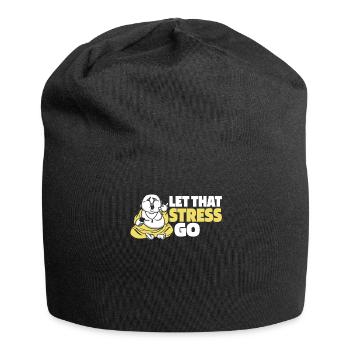 Buddha Buddhist Funny - Jersey Beanie - black - Front