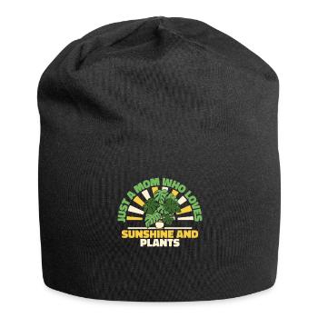 Hobby Jardinier Jardin Mère Horticulture Maman - Bonnet en jersey - noir - Devant