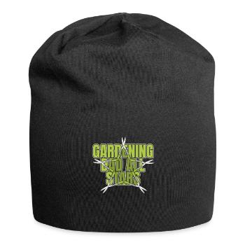 Amateur gardener Garden Father Horticultural Father - Jersey Beanie - black - Front