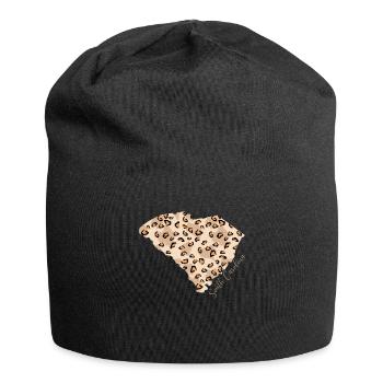 South Carolina Map Leo State Of South - Jersey Beanie - black - Front