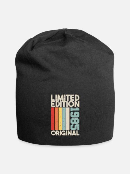 1985 - Limited Edition Birthday Gift 1985 Original - Jersey-Beanie - Schwarz