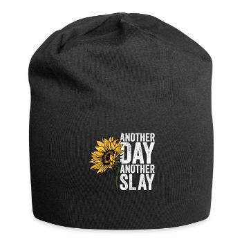 Another Day Another Slay Motivational - Jersey Beanie - black - Front