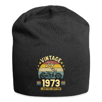 Biker Party July 1973 50 years anniversary - Jersey Beanie - black - Front