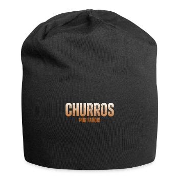 Churros Por Favor Vintage Mexican Churro - Jersey Beanie - black - Front