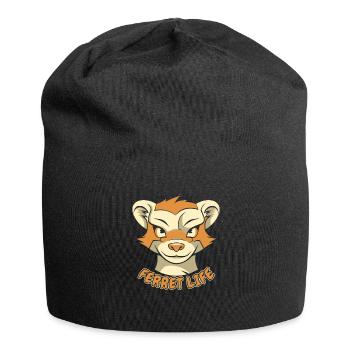 Putois furet - Bonnet en jersey - noir - Devant