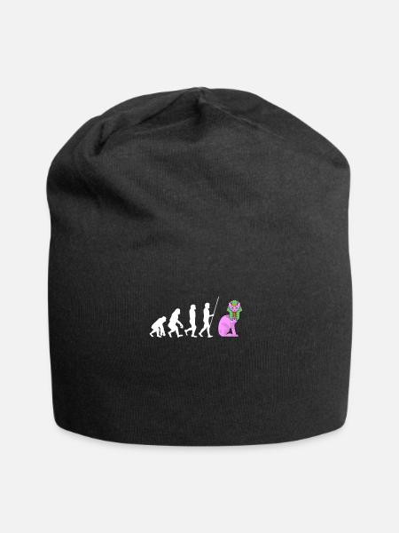 Sphynx Mom Cat Hairless Cat Owner - Jersey-Beanie - Schwarz