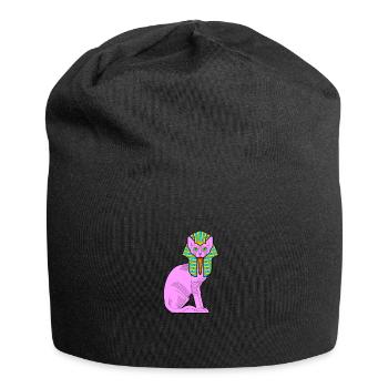 Sphynx Maman Chat Sans Poils Propriétaire de Chat - Bonnet en jersey - noir - Devant