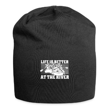 Rafting en eau vive - Bonnet en jersey - noir - Devant