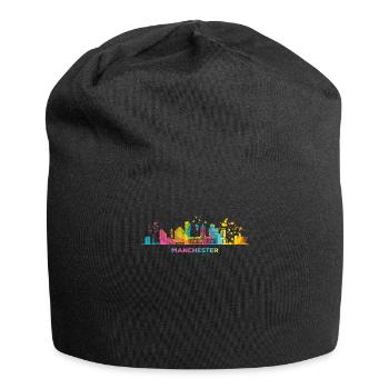 Manchester Skyline Manchester - Jersey Beanie - black - Front