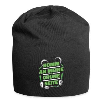 Hobbygärtner Garten Sichel - Jersey-Beanie - Schwarz - Vorne