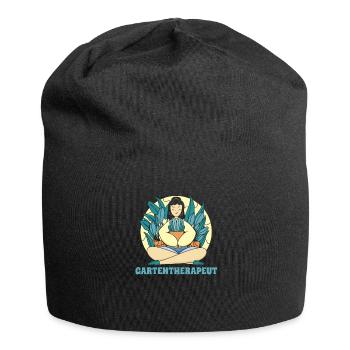 Jardin jardinier amateur - Bonnet en jersey - noir - Devant