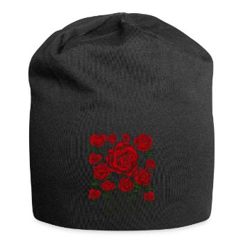 Fleurs Jardin botanique Roses Cadeau Botanique - Bonnet en jersey - noir - Devant