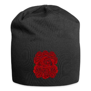 Jardin botanique Fleurs Roses Cadeau Botanique - Bonnet en jersey - noir - Devant