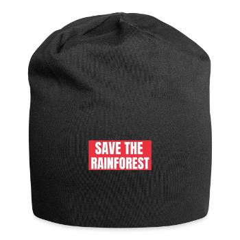 Save The Rainforest - Jersey Beanie - black - Front
