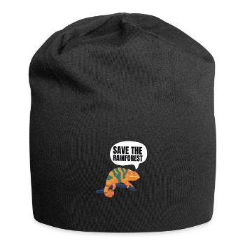 Save The Rainforest - Jersey Beanie - black - Front