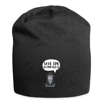 Save The Rainforest - Jersey Beanie - black - Front
