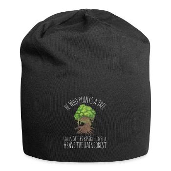 Save The Rainforest - Jersey Beanie - black - Front