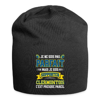 Clermontois Clermont-Ferrand Rugby Humour - Bonnet en jersey - noir - Devant