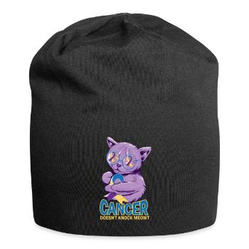 Cancer doesn't beat bladder cancer - Jersey Beanie - black - Front