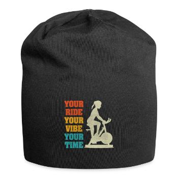 Your Ride Your Vibe Your Time - Jersey Beanie - black - Front