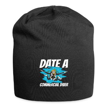 Diving Diver Commercial Diving - Jersey Beanie - black - Front