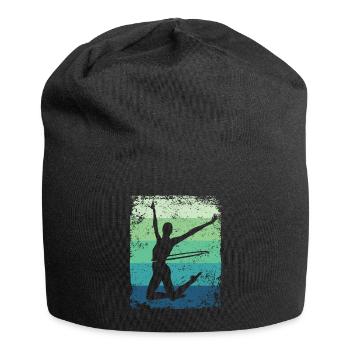 Gymnaste Gymnastique Rétro Rythmique Mature - Bonnet en jersey - noir - Devant