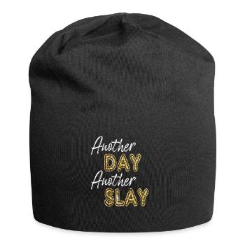Another Day Another Slay Motivational - Jersey Beanie - black - Front
