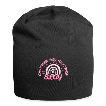 Another Day Another Slay Motivational - Jersey Beanie - black - Front