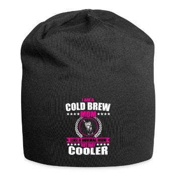 Drôle de Cold Brew Mama - Bonnet en jersey - noir - Devant