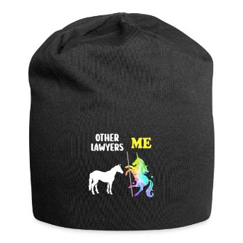 Autres avocats Me Licorne Cheval - Bonnet en jersey - noir - Devant