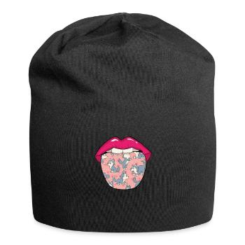 Wolf Tongue - Jersey Beanie - black - Front