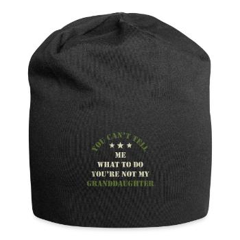 Not My Granddaughter - Jersey Beanie - black - Front
