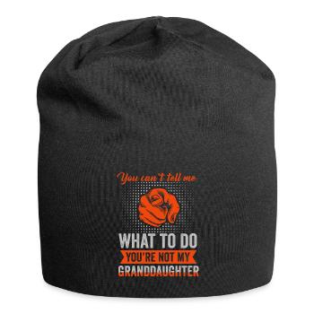 Not My Granddaughter - Jersey Beanie - black - Front