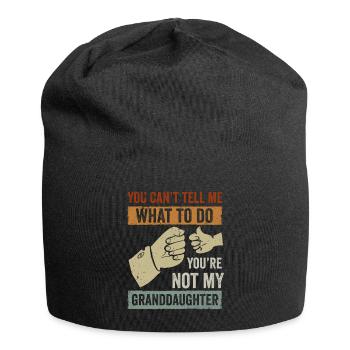 Not My Granddaughter - Jersey Beanie - black - Front